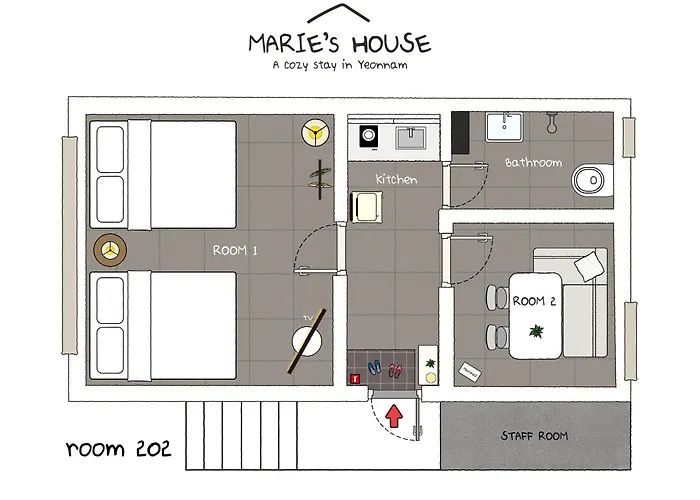 Marie's House 202 Hongdae B&B 서울특별시